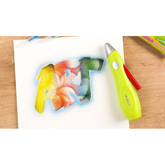 Pistol cu vopsea pulverizator pentru copii - JOLLY Airbrush Fun