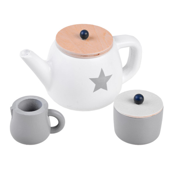 Set ceainic din lemn - Inlea4Fun TEA SET ZA4124