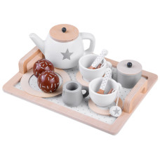 Detská čajová súprava drevená Inlea4Fun TEA SET ZA4124 - 