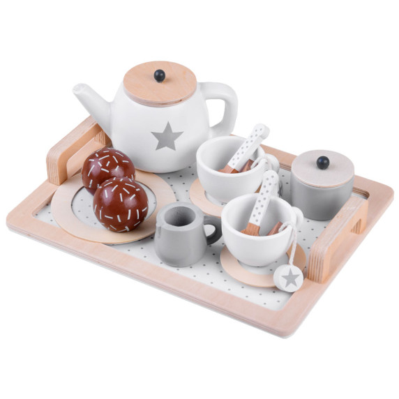 Set ceainic din lemn - Inlea4Fun TEA SET ZA4124