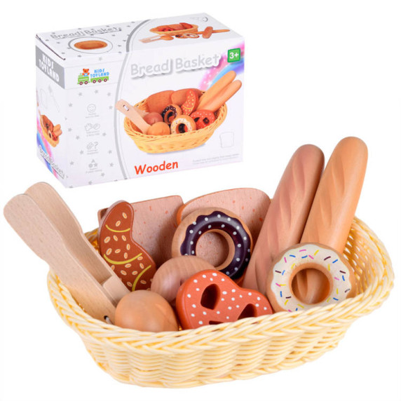 Fa pékáru kosárral Inlea4Fun BREAD BASKET
