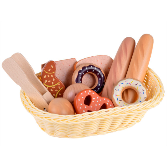 Fa pékáru kosárral Inlea4Fun BREAD BASKET