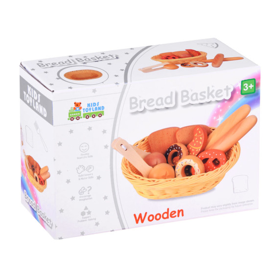 Fa pékáru kosárral Inlea4Fun BREAD BASKET