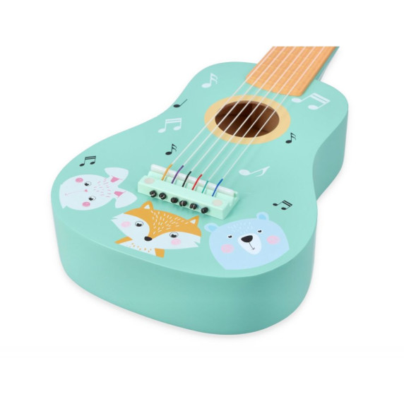 Drevená gitara Zvieratká Adam Toys