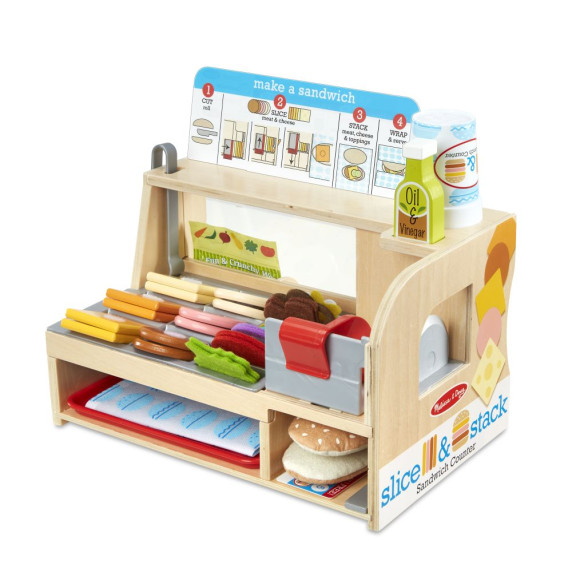 Set pregătire sandwich din lemn pentru copii - MELISSA & DOUG