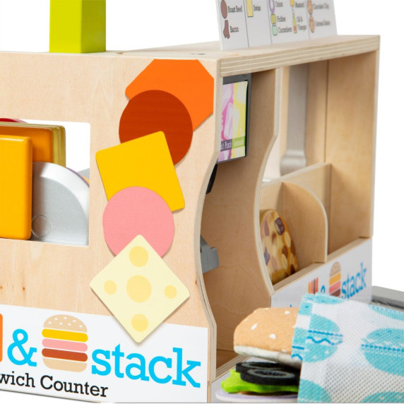 Set pregătire sandwich din lemn pentru copii - MELISSA & DOUG