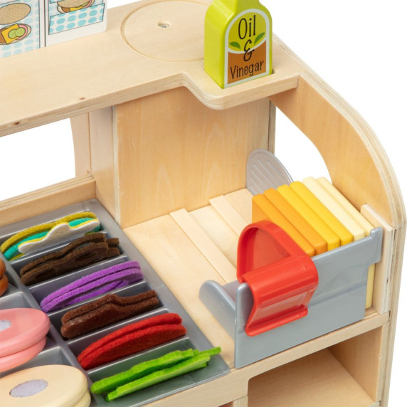 Set pregătire sandwich din lemn pentru copii - MELISSA & DOUG