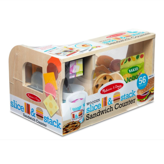 Set pregătire sandwich din lemn pentru copii - MELISSA & DOUG