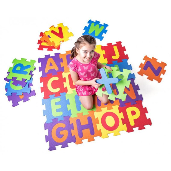 Habszivacs szőnyeg puzzle Ábécé 52 darabos 