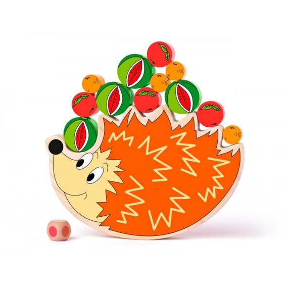 Jucărie de echilibru din lemn- arici - WOODYLAND Balance game hedgehog