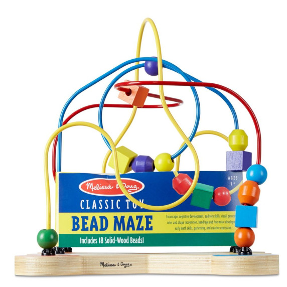 Labirint lemn cu bile colorate - MELISSA AND DOUG