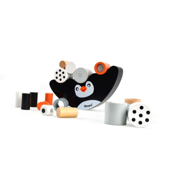 Egyensúlyozós fajáték pingvines MAGNI Balancing Game Penguin