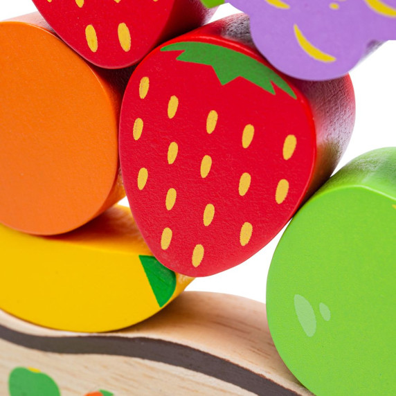 Egyensúlyozós fajáték gyümölcsök BIGJIGS Balance game fruit