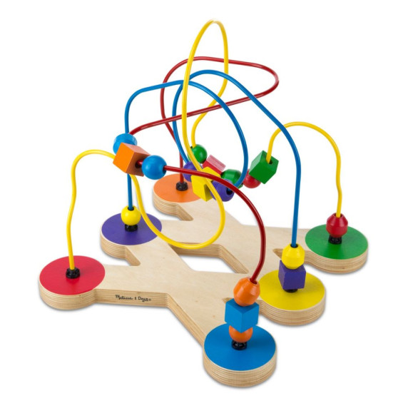 Labirint lemn cu bile colorate - MELISSA AND DOUG