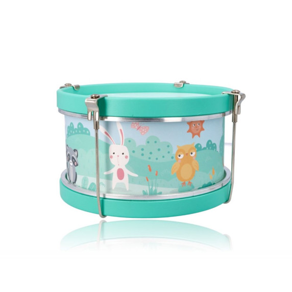 Tobă pentru copii cu animale - albastru - ADAM TOYS