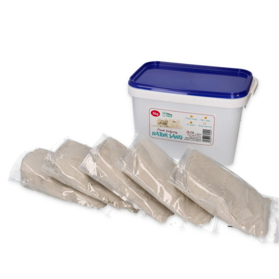 Nisip modelabil / nisip kinetic - 5 kg - ADAM TOYS Natursandd  - N3015