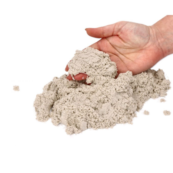 Kinetikus homok 2 kg ADAM TOYS Natursand + állatfigurás formákkal - N3012F