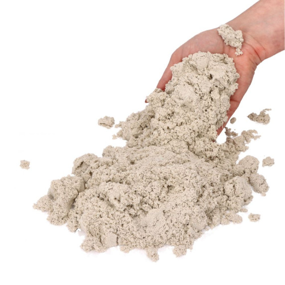 Kinetikus homok 2 kg ADAM TOYS Natursand + állatfigurás formákkal - N3012F