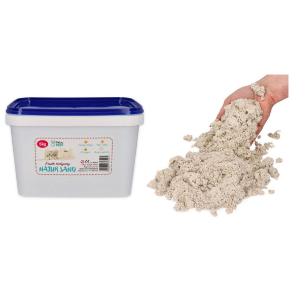 Nisip modelabil / nisip kinetic - 5 kg - ADAM TOYS Natursandd  - N3015