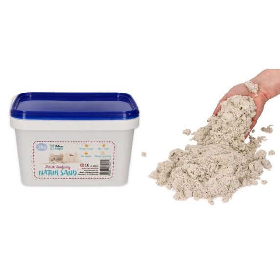 Kinetikus homok 3 kg ADAM TOYS Natursand - N3013
