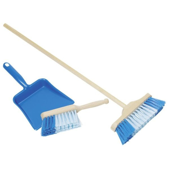 Set de curățenie pentru copii - albastru - GOKI