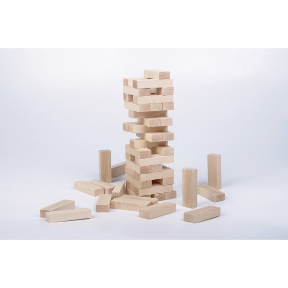 Spoločenská hra Jenga drevená veža BRIK