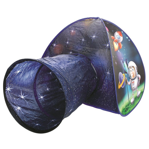 Detský hrací stan s tunelom Vesmír BINO Tent with Tunnel Astronaut 