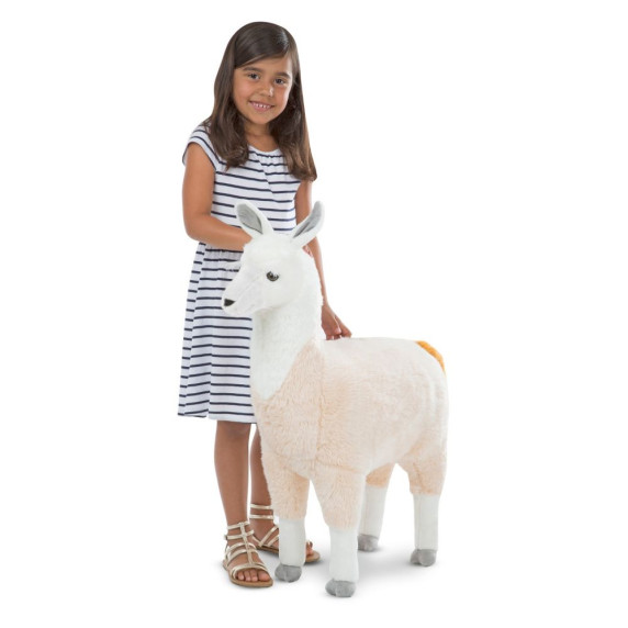 Plüss láma álló 85 cm Melissa & Doug PLUSH LLAMA