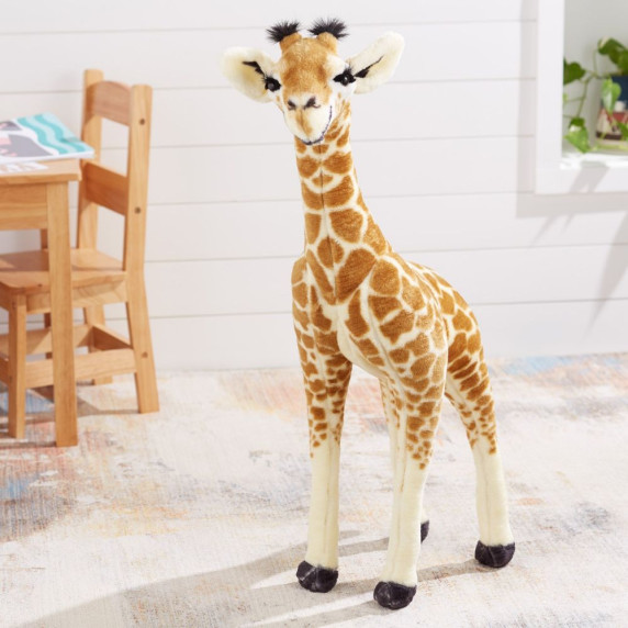 Plyšová žirafa 90 cm Melissa & Doug STANDING BABY GIRAFFE