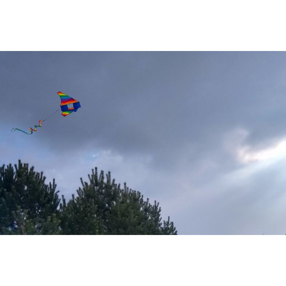 Zmeu din hârtie - curcubeu - IMEX Tail Twister Kite