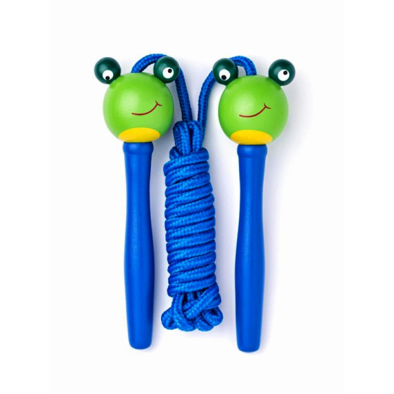Coardă de sărit - albastru - Woodyland Skipping Rope FROG