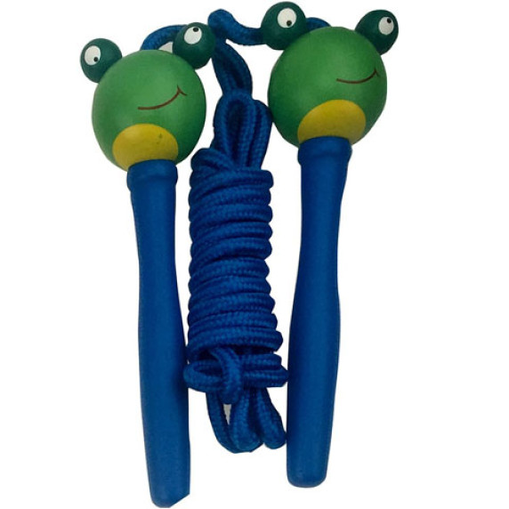 Coardă de sărit - albastru - Woodyland Skipping Rope FROG
