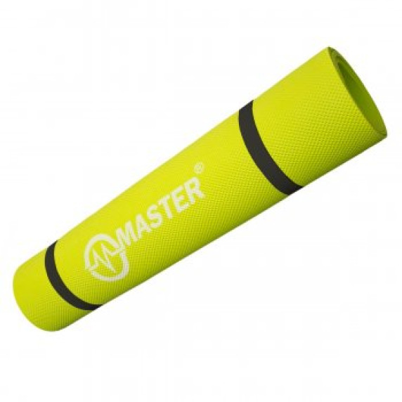 Saltea yoga - 4 mm, 173 x 60 cm - MASTER Yoga EVA - verde