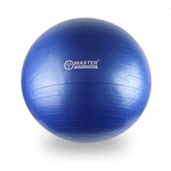 Minge gimnastică - 85 cm - MASTER Super Ball - albastru