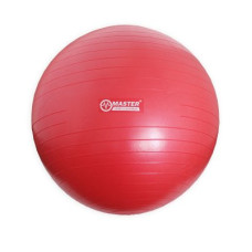 Minge gimnastică - 75 cm - MASTER Super Ball - roșu - 