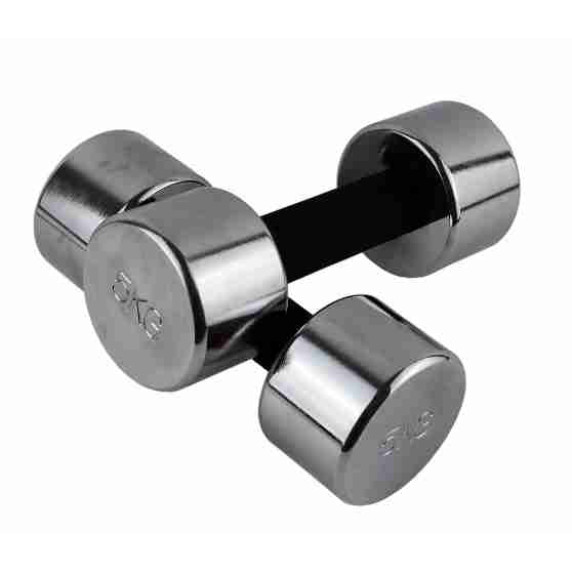 Set gantere -  2x5 kg- MASTER Chrom