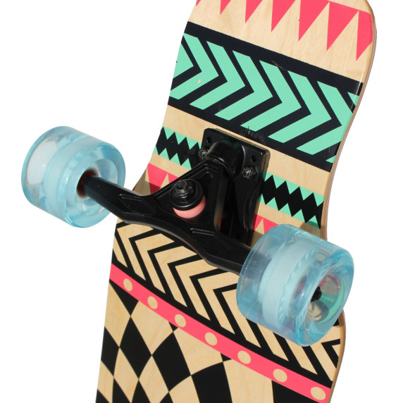 Gördeszka Longboard MASTER 42" dancing style - native