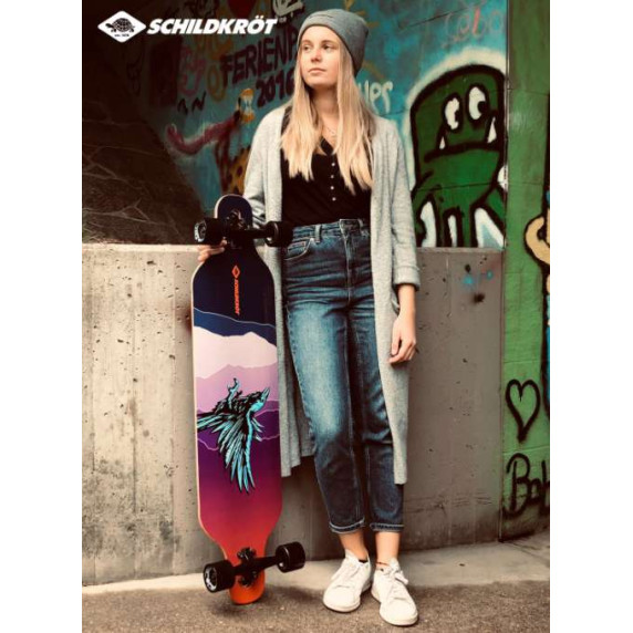 Longboard SCHILDKROT Freeride 41" - God Feather