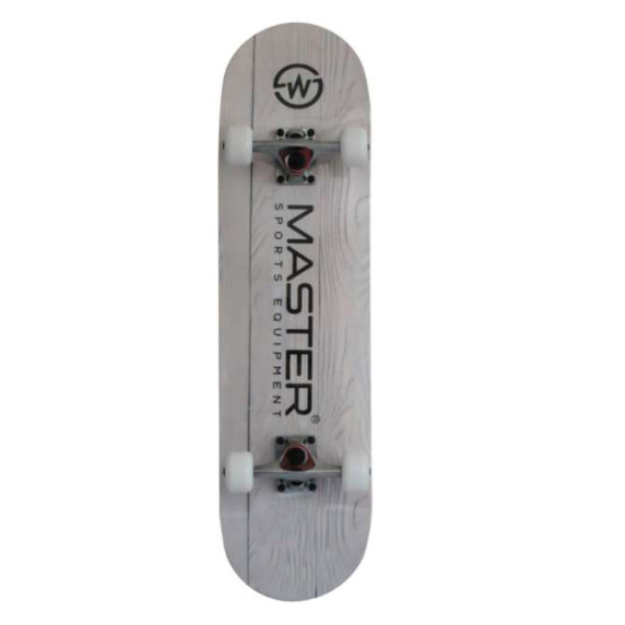 Skateboard MASTER Experience Board - white wood