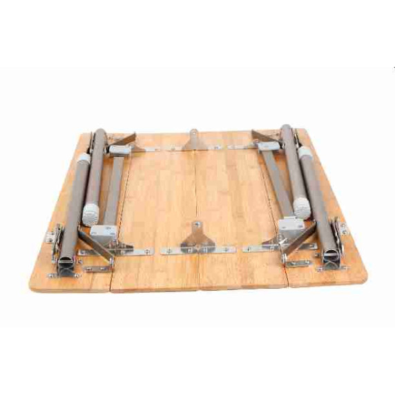 Kemping asztal KKING CAMP Bamboo 65x50 cm