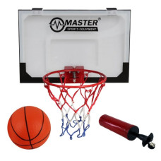 Kosárlabda palánk labdával és pumpával 45x30 cm MASTER - 