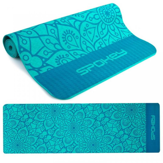 Jógamatrac SPOKEY Mandala 4 mm K926053 - türkiz