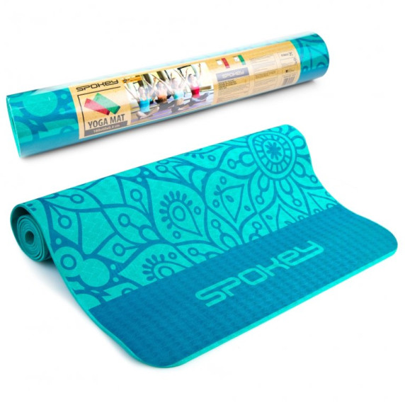 Jógamatrac SPOKEY Mandala 4 mm K926053 - türkiz
