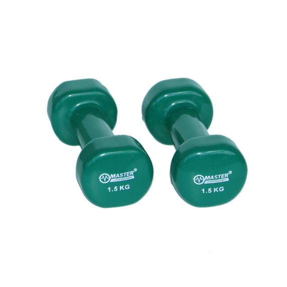 Set gantere neopren - 2 x 1,5 kg - Master