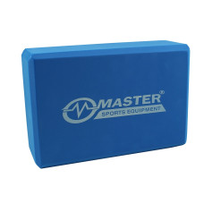 Jógatégla MASTER Yoga Block 23x15x7,5 cm - kék - 