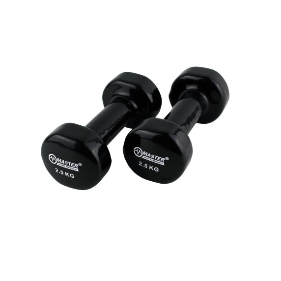 Neoprén kézisúlyzó szett Master 2 x 2,5 kg