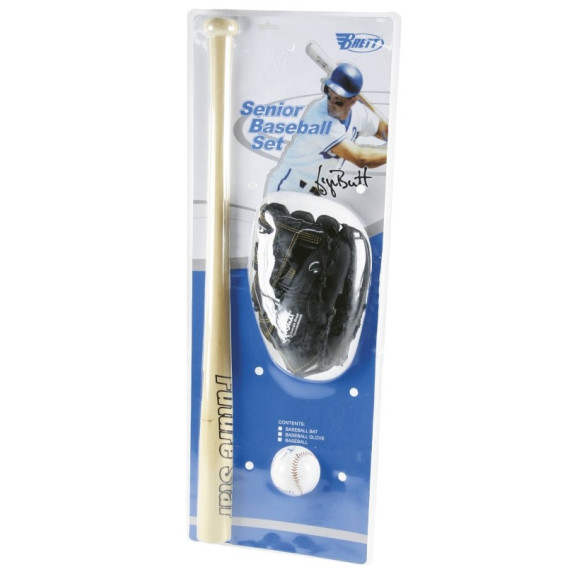 Baseball szett II ütő + labda + kesztyű-senior