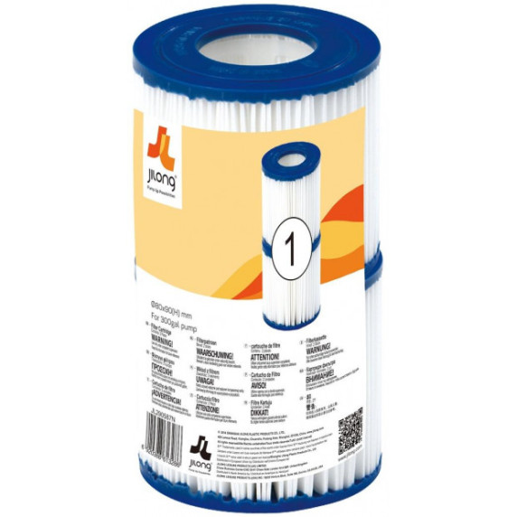 Szűrőbetét papírszűrős vízforgatóhoz JILONG 1,136 l/h
