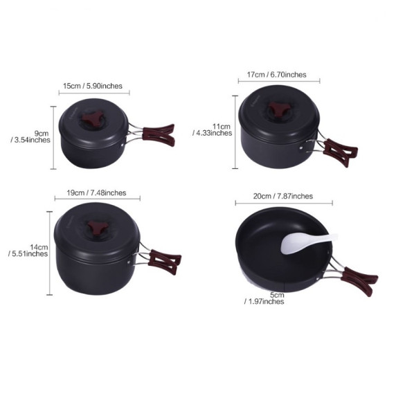 Set oale pentru camping - KING CAMP Climber III