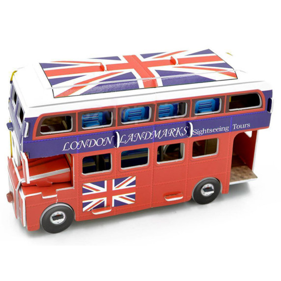 Puzzle 3D - autobuz - MAGIC PUZZLE - 43 elemente